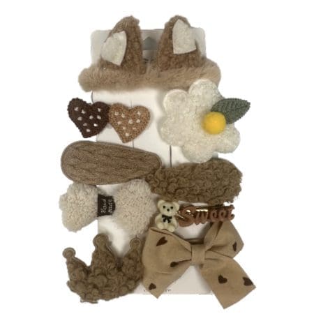Plaukų aksesuarų rinkinys rankų darbo A set of handmade hair accessories skinstars.lt