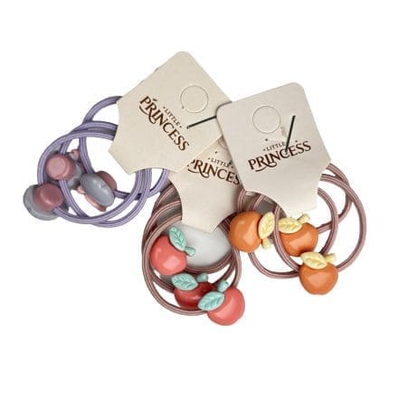 Plaukų gumyciu rinkinys obuoliukai skinstars.lt Hair elastic set apples skinstars.lt