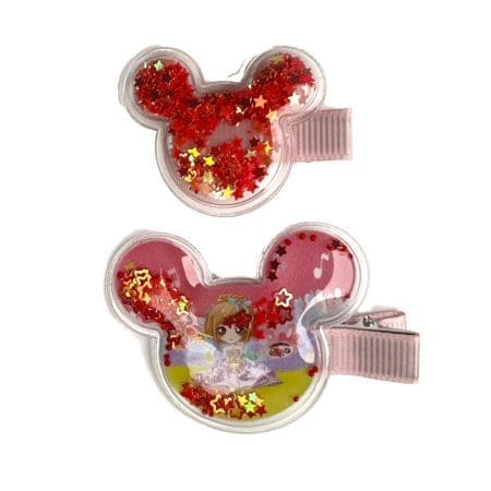 SEGTUKAI 1 Plaukų segtukai mergaitėms raudoni Hairpins for girls are red skinstars