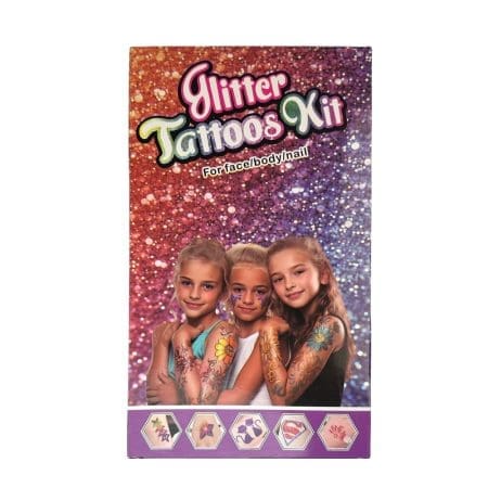 glitter tattoo kit skinstars.lt Blizgių tatuiruočių rinkinys glitter tattoo kit skinstars.lt