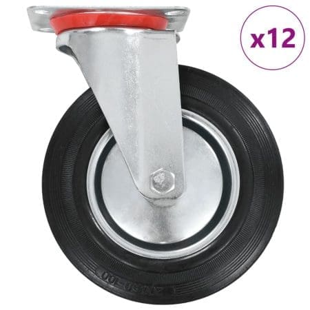 vidaXL Pasukami ratukai, 12vnt., 200mm (3×143454)