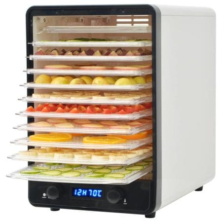 8718475508540_g_en_hd_5 Maisto džiovintuvas su 10 padėklų, 550 W, baltas